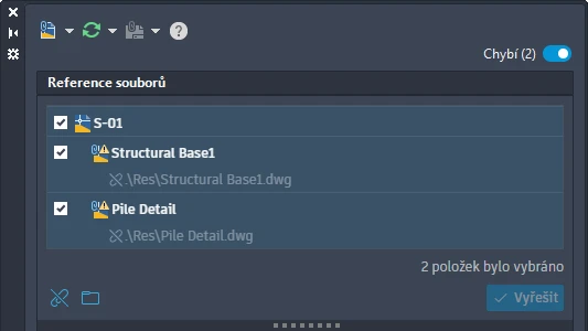 Autodesk AutoCAD 2027: nová funkce Připojené reference (Connected References)