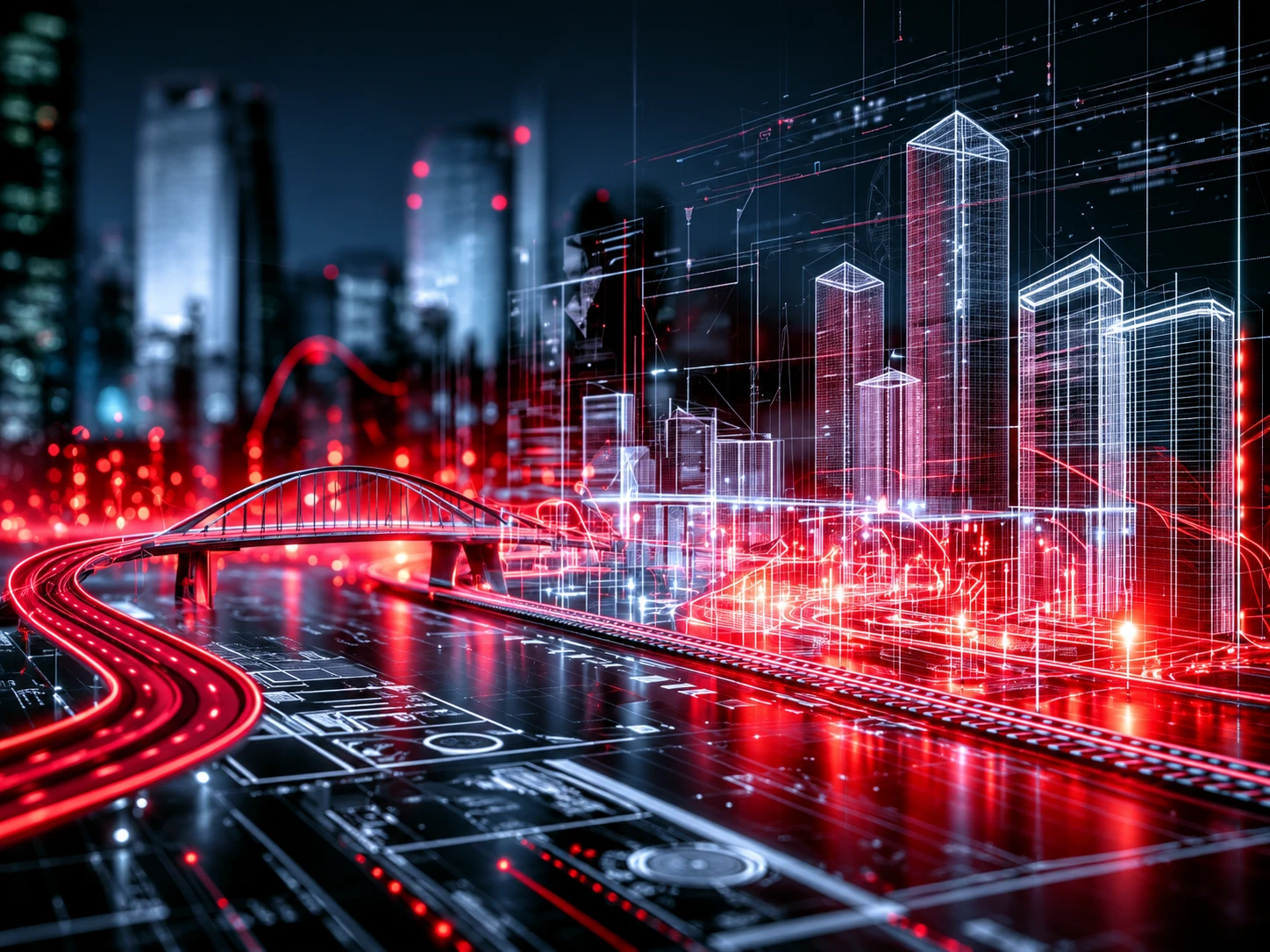 Digitální BIM model budov a dopravní infrastruktury v městském prostředí